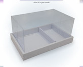 جعبه پاناروما کیک و گل 18 × 29 در ارتفاع 15