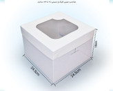 جعبه کیک 24/5 × 24/5 در ارتفاع 18