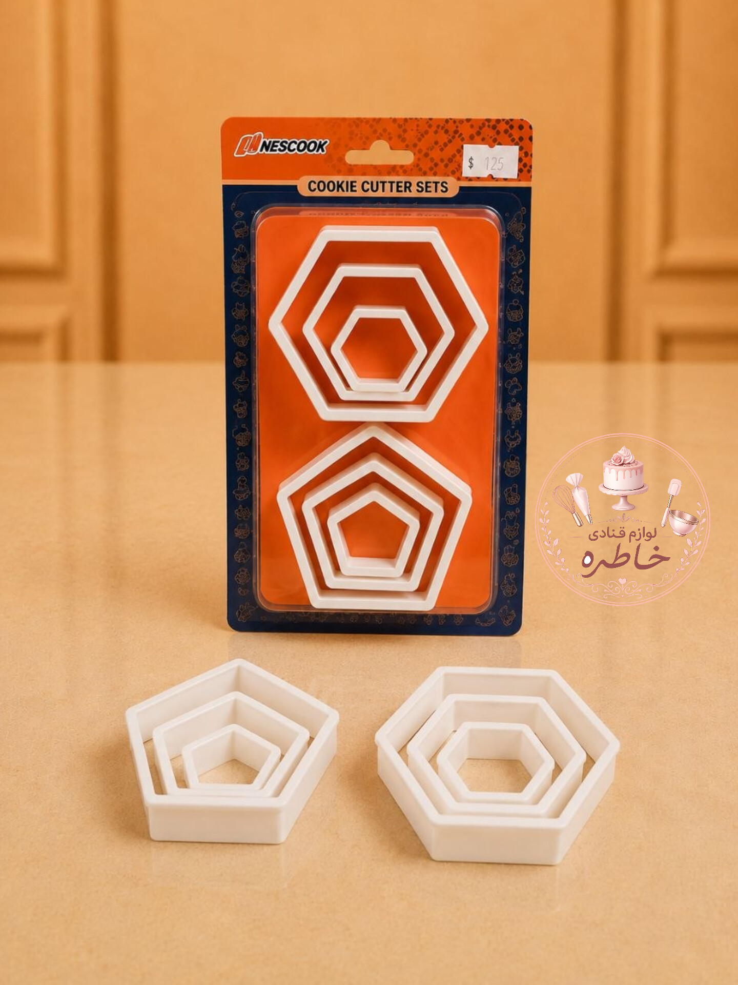 ست کاتر پنج و شش ضلعی 6 عددی