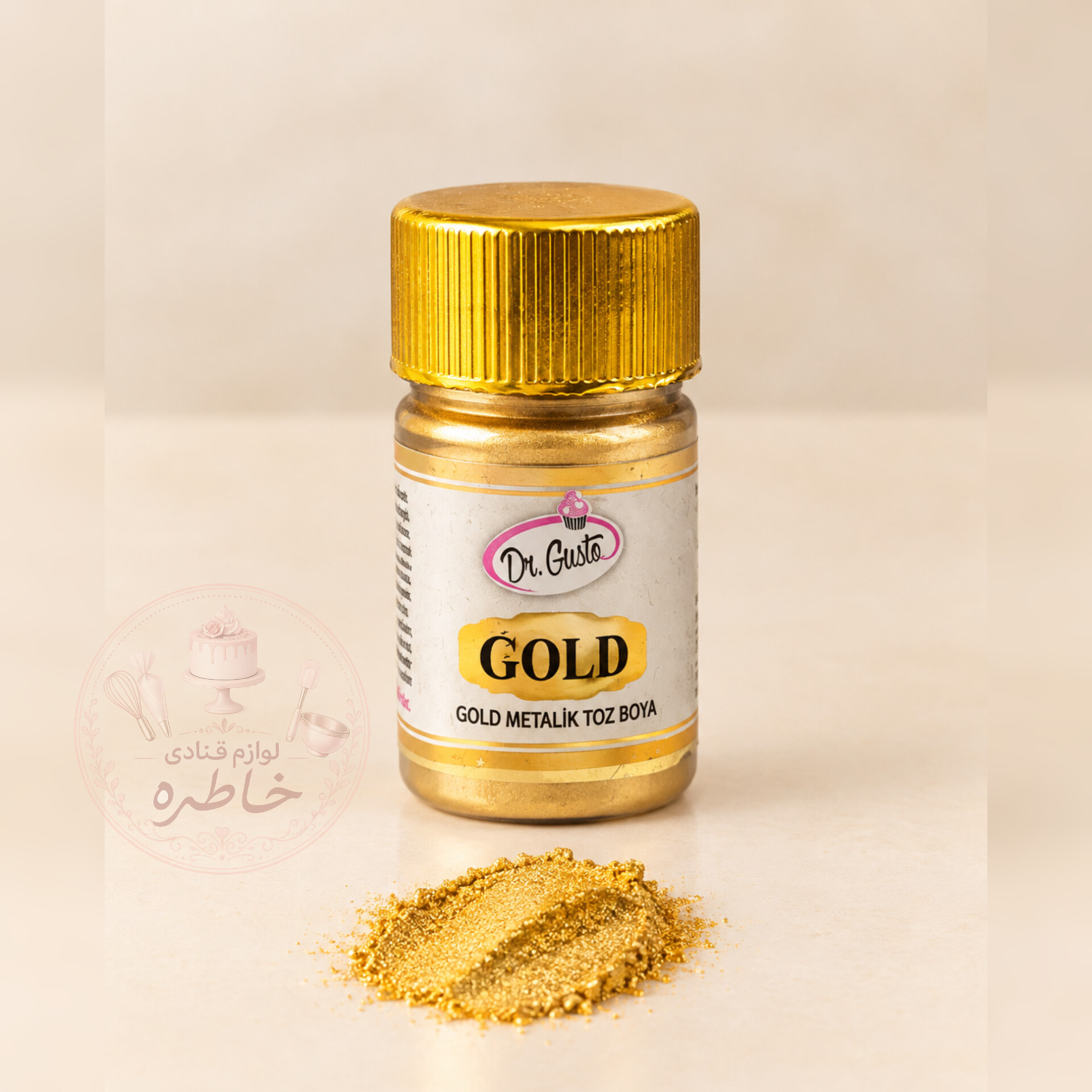 رنگ پودری طلایی Dr.gusto Font